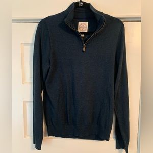 Fat face cotton wool quarter zip sweater